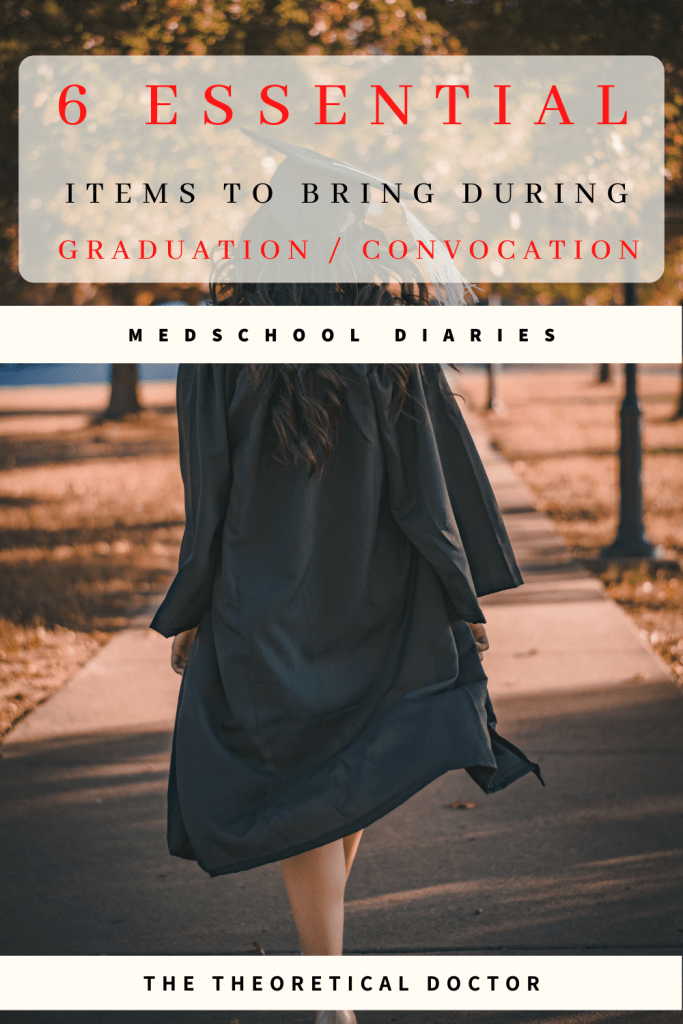 Important items to bring for graduation or convocation, what to bring for graduation?