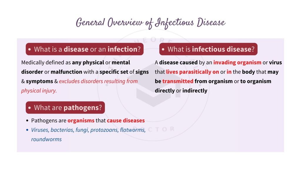 General overview of infectious disease. Infectious Disease in STPM Biology Semester 2 Chapter 13