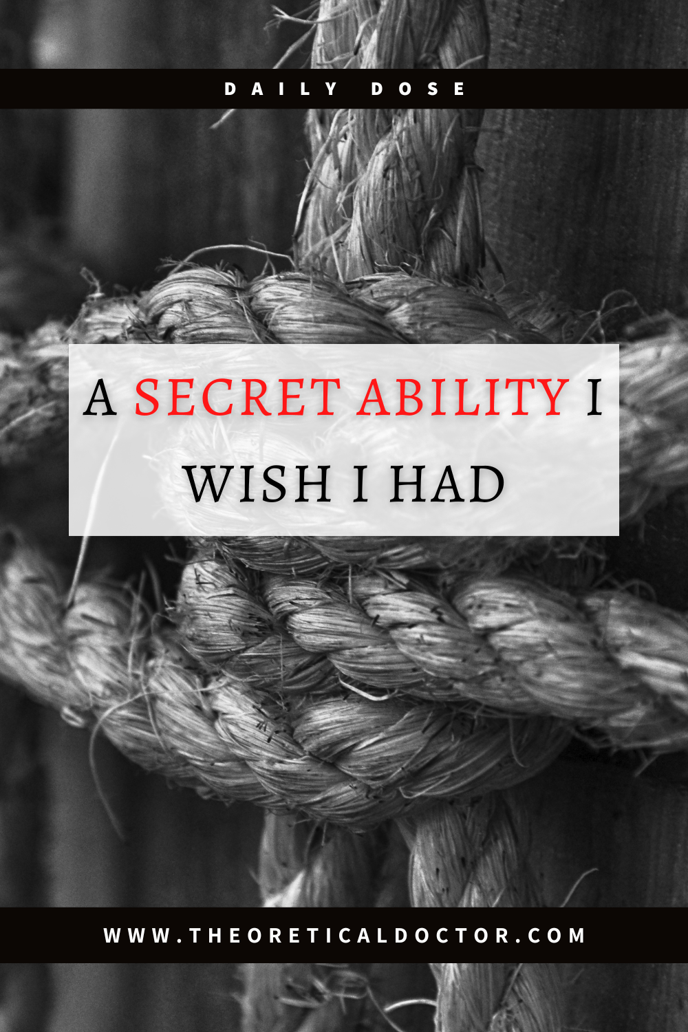 A Secret Ability I Wish I&nbsp;Had