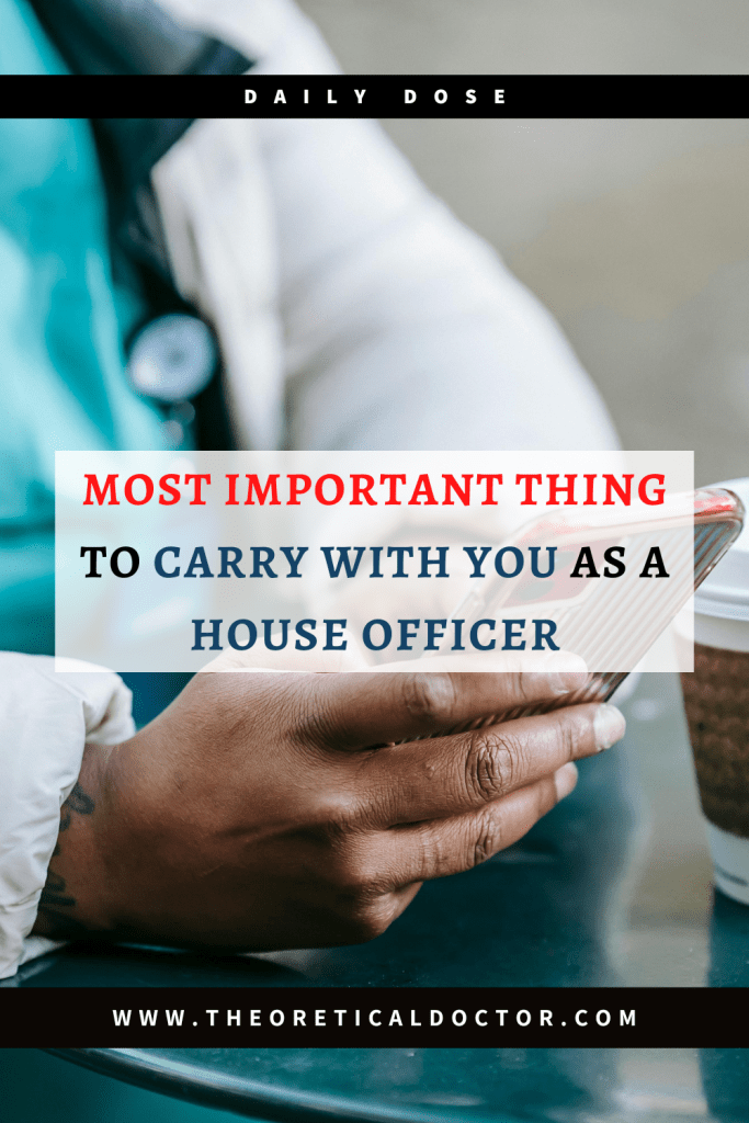 A short blog regarding the thing I deem most important to be carried around as a House Officer.

Article written by Dr. Jewel Nambiar.