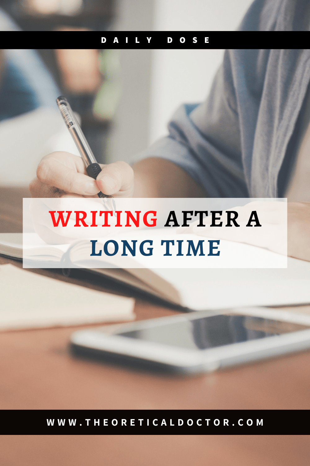 Writing After A Long&nbsp;Time