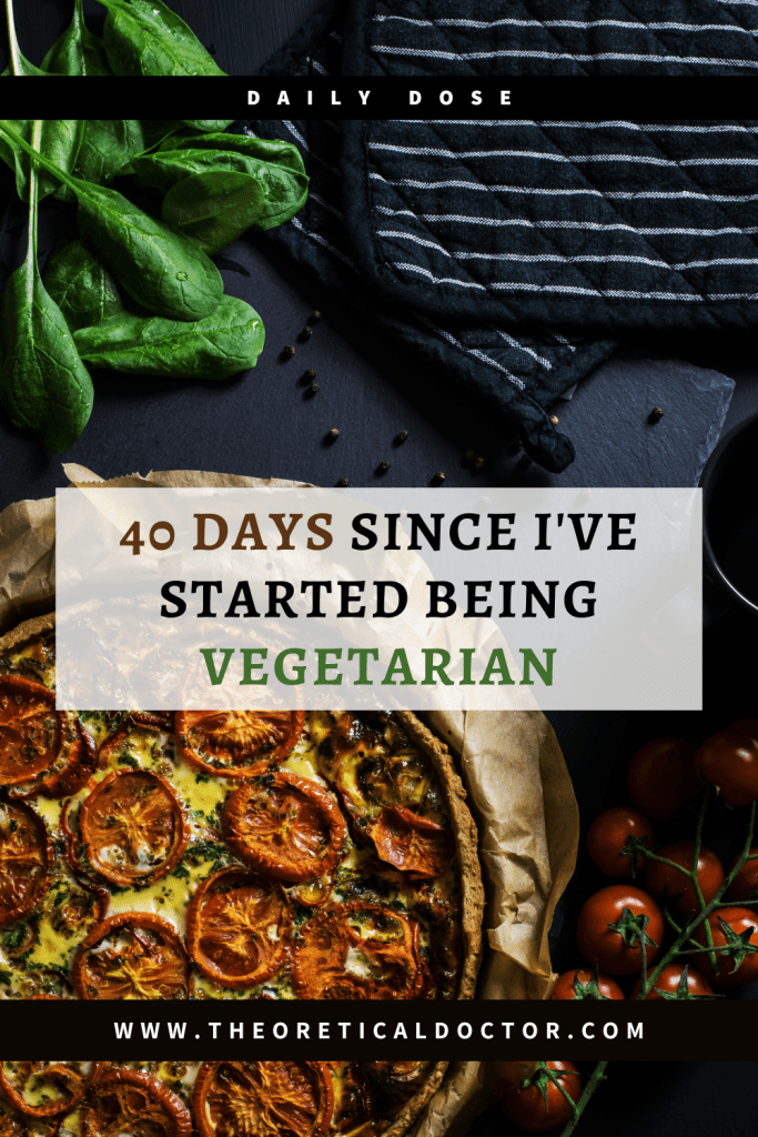 40 Days Since I've Started Being Vegetarian.

Article written by Dr Jewel Nambiar.