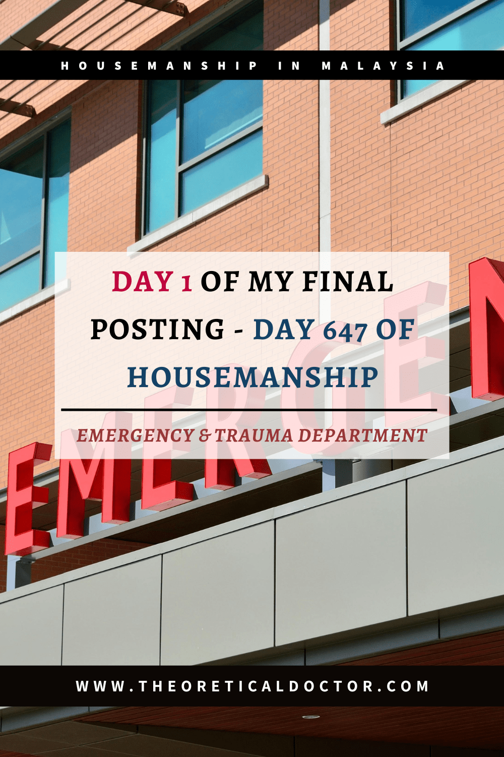 Day 1 Of My Final Posting – Day 647 Of&nbsp;Housemanship